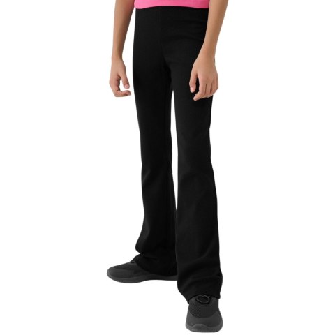Legginsy dla dziewczynki 4F CAS F199 głęboka czerń 4FJWSS25TTIGF199 20S