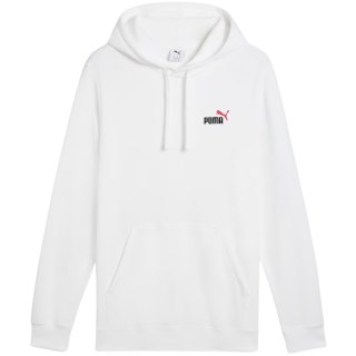 Bluza męska Puma Ess 2 Color Small No.1 Logo Hoodie TR biała 684719 02