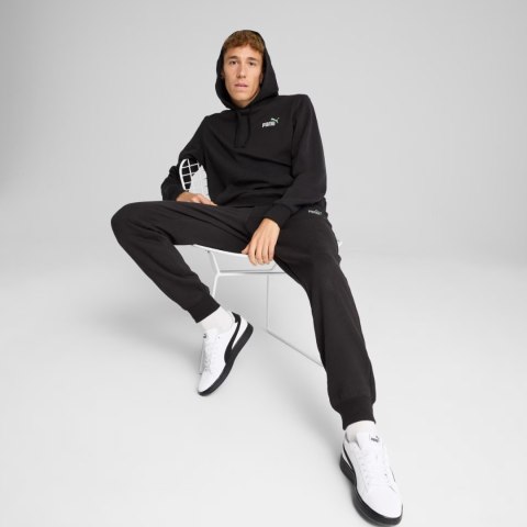 Bluza męska Puma Ess 2 Color Small No.1 Logo Hoodie TR czarna 684719 51 Bluza męska Puma Ess 2 Color Small No.1 Logo Hoodie TR czarna 684719 51