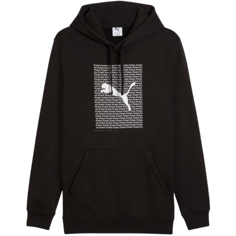 Bluza męska Puma Ess Logo Lab Hoodie FL czarna 684669 01 Bluza męska Puma Ess Logo Lab Hoodie FL czarna 684669 01