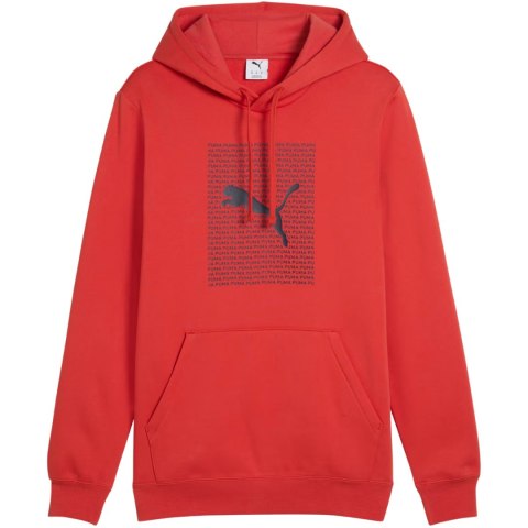 Bluza męska Puma Ess Logo Lab Hoodie FL czerwona 684669 15 Bluza męska Puma Ess Logo Lab Hoodie FL czerwona 684669 15
