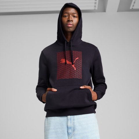 Bluza męska Puma Ess Logo Lab Hoodie FL granatowa 684669 16 Bluza męska Puma Ess Logo Lab Hoodie FL granatowa 684669 16