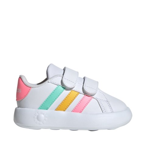 Buty dla dzieci adidas Grand Court 2.0 Kids białe IE1371 Buty dla dzieci adidas Grand Court 2.0 Kids białe IE1371