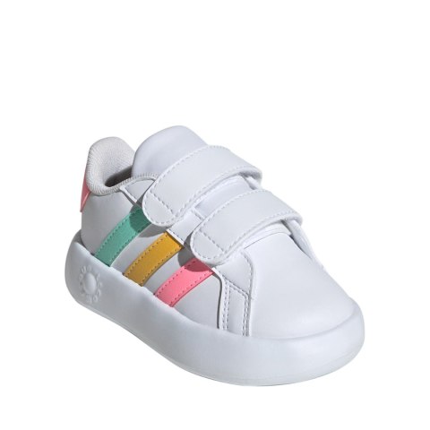 Buty dla dzieci adidas Grand Court 2.0 Kids białe IE1371 Buty dla dzieci adidas Grand Court 2.0 Kids białe IE1371