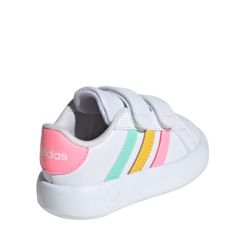 Buty dla dzieci adidas Grand Court 2.0 Kids białe IE1371 Buty dla dzieci adidas Grand Court 2.0 Kids białe IE1371