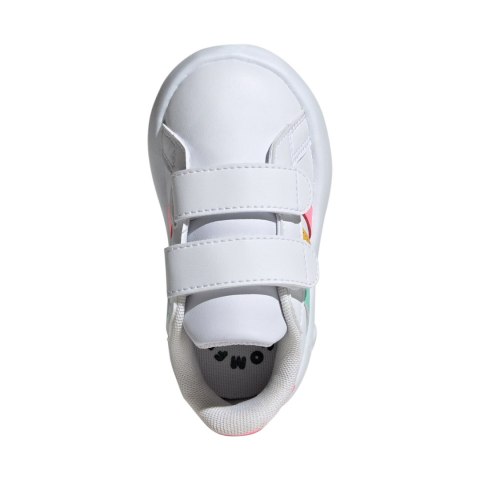 Buty dla dzieci adidas Grand Court 2.0 Kids białe IE1371 Buty dla dzieci adidas Grand Court 2.0 Kids białe IE1371