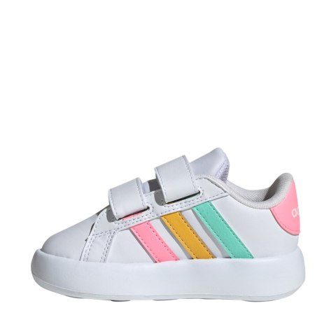 Buty dla dzieci adidas Grand Court 2.0 Kids białe IE1371 Buty dla dzieci adidas Grand Court 2.0 Kids białe IE1371