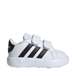Buty dla dzieci adidas Grand Court 2.0 biało-czarne ID5271