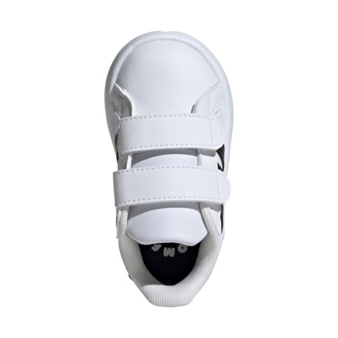 Buty dla dzieci adidas Grand Court 2.0 biało-czarne ID5271 Buty dla dzieci adidas Grand Court 2.0 biało-czarne ID5271