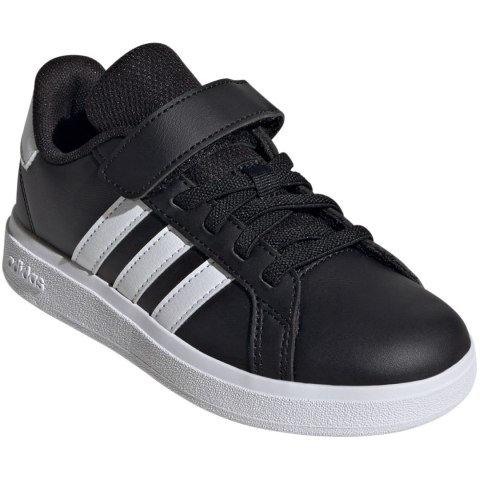 Buty dla dzieci adidas Grand Court 2.0 czarne IE5995 Buty dla dzieci adidas Grand Court 2.0 czarne IE5995