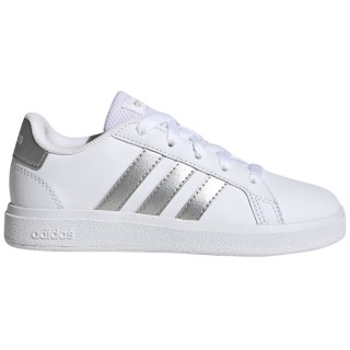 Buty dla dzieci adidas Grand Court Lifestyle Tennis Lace-Up białe GW6506