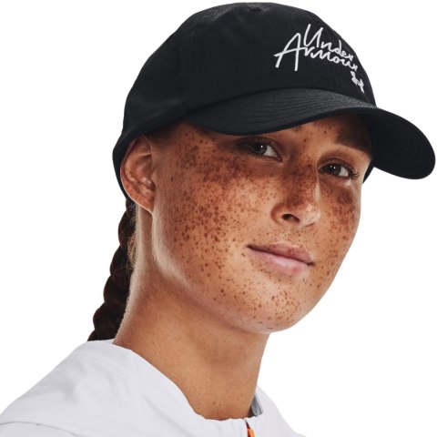 Czapka z daszkiem damska Under Armour Sportstyle Adj OSFM czarna 1369790 003 Czapka z daszkiem damska Under Armour Sportstyle Adj OSFM czarna 1369790 003