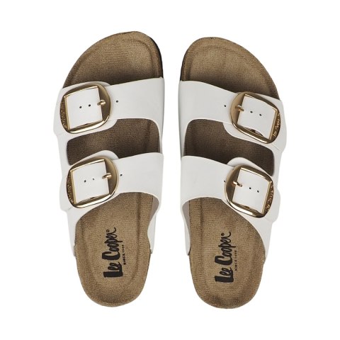 Klapki damskie Lee Cooper białe LCW-25-35-3484LA Klapki damskie Lee Cooper białe LCW-25-35-3484LA