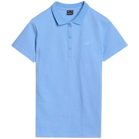 Koszulka damska polo 4F F365 denim 4FWMM00TPTSF365 32S Koszulka damska polo 4F F365 denim 4FWMM00TPTSF365 32S