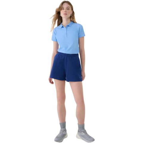Koszulka damska polo 4F F365 denim 4FWMM00TPTSF365 32S Koszulka damska polo 4F F365 denim 4FWMM00TPTSF365 32S
