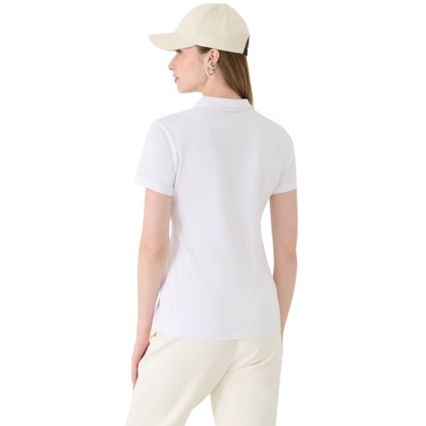 Koszulka damska polo 4F F514 biała 4FWMM00TPTSF514 10S Koszulka damska polo 4F F514 biała 4FWMM00TPTSF514 10S