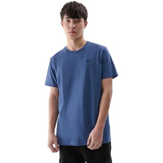 Koszulka męska 4F M2256 denim 4FWMM00TTSHM2256 32S