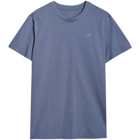 Koszulka męska 4F M2256 denim 4FWMM00TTSHM2256 32S Koszulka męska 4F M2256 denim 4FWMM00TTSHM2256 32S