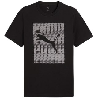 Koszulka męska Puma Graphics Wording Tee czarna 684825 01
