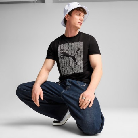 Koszulka męska Puma Graphics Wording Tee czarna 684825 01 Koszulka męska Puma Graphics Wording Tee czarna 684825 01