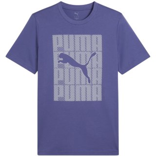 Koszulka męska Puma Graphics Wording Tee niebieska 684825 46