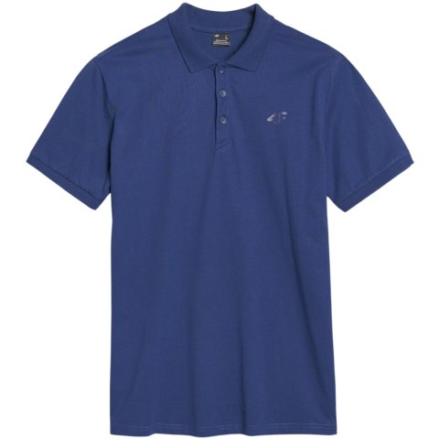 Koszulka męska polo 4F M367 granatowa 4FWMM00TPTSM367 031S Koszulka męska polo 4F M367 granatowa 4FWMM00TPTSM367 031S
