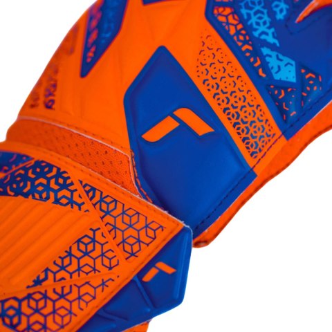 Rękawice bramkarskie Reusch Attrakt Solid Junior pomarańczowo-niebieskie 5572515 2290 Rękawice bramkarskie Reusch Attrakt Solid Junior pomarańczowo-niebieskie 5572515 2290