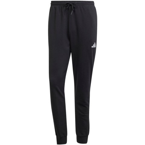 Spodnie męskie adidas Essentials Feel Cozy French Terry czarne JE3854 Spodnie męskie adidas Essentials Feel Cozy French Terry czarne JE3854