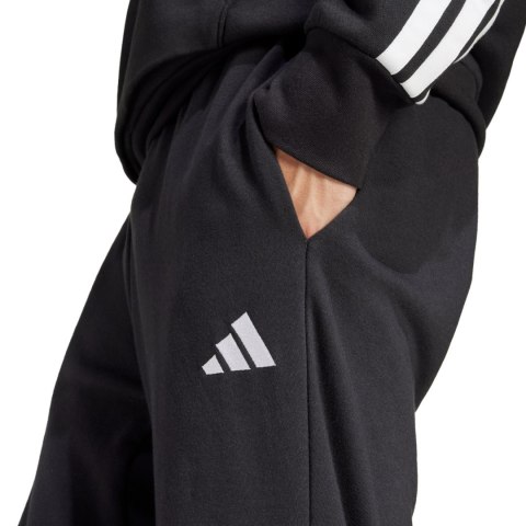 Spodnie męskie adidas Essentials Feel Cozy French Terry czarne JE3854 Spodnie męskie adidas Essentials Feel Cozy French Terry czarne JE3854