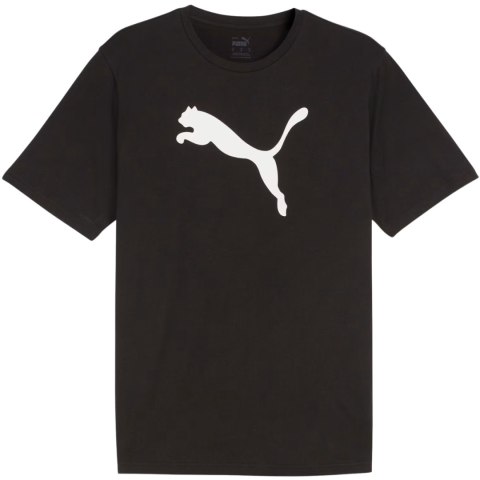 Koszulka męska Puma Team Rise Logo Jersey Cotton czarna 658705 03 Koszulka męska Puma Team Rise Logo Jersey Cotton czarna 658705 03
