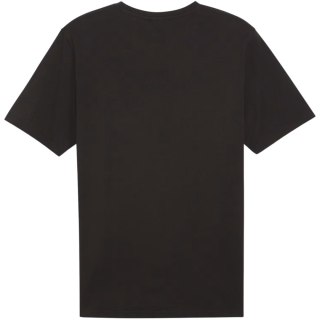 Koszulka męska Puma Team Rise Logo Jersey Cotton czarna 658705 03