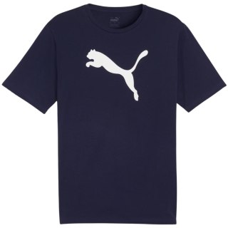 Koszulka męska Puma Team Rise Logo Jersey Cotton granatowa 658705 06
