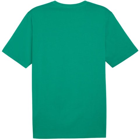 Koszulka męska Puma Team Rise Logo Jersey Cotton zielona 658705 05 Koszulka męska Puma Team Rise Logo Jersey Cotton zielona 658705 05