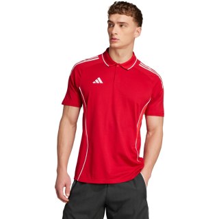 Koszulka męska adidas Tiro 25 Competition Polo czerwona JY1805