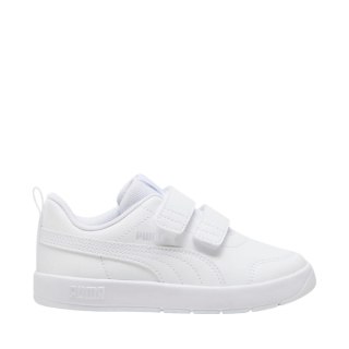 Buty dla dzieci Puma Courtflex V3 V PS białe 397642 02