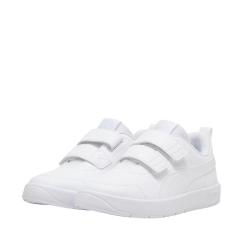 Buty dla dzieci Puma Courtflex V3 V PS białe 397642 02 Buty dla dzieci Puma Courtflex V3 V PS białe 397642 02