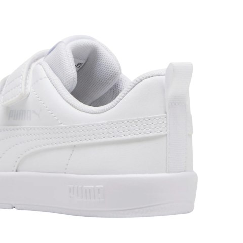 Buty dla dzieci Puma Courtflex V3 V PS białe 397642 02 Buty dla dzieci Puma Courtflex V3 V PS białe 397642 02