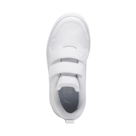 Buty dla dzieci Puma Courtflex V3 V PS białe 397642 02 Buty dla dzieci Puma Courtflex V3 V PS białe 397642 02