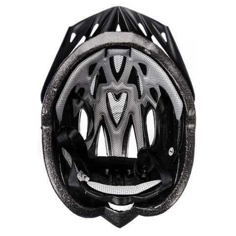 Kask rowerowy Meteor Gruver M 55-58 cm biało-czarno-niebieski 24748 Kask rowerowy Meteor Gruver M 55-58 cm biało-czarno-niebieski 24748