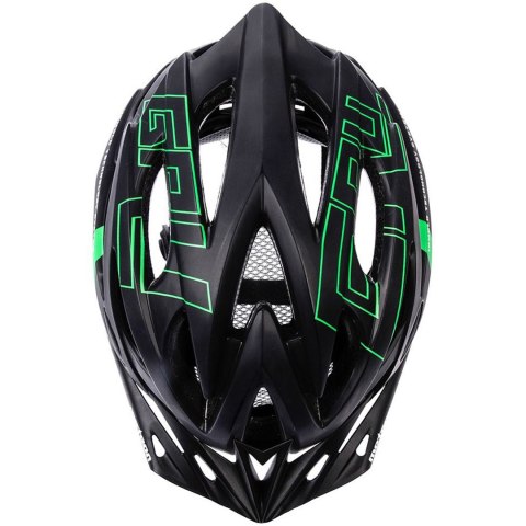 Kask rowerowy Meteor Gruver M 55-58 cm czarno-zielony 24745 Kask rowerowy Meteor Gruver M 55-58 cm czarno-zielony 24745