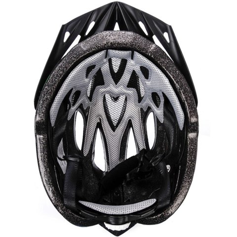 Kask rowerowy Meteor Gruver M 55-58 cm czarno-zielony 24745 Kask rowerowy Meteor Gruver M 55-58 cm czarno-zielony 24745