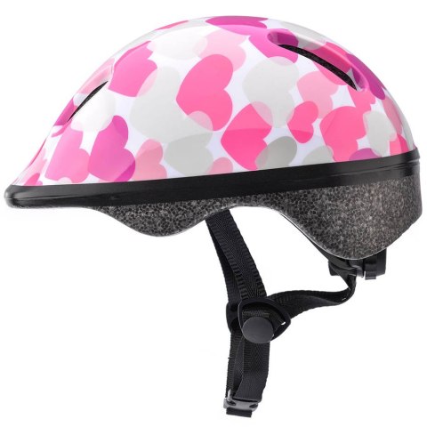 Kask rowerowy Meteor KS06 Hearts pink roz XS 44-48cm 24818 Kask rowerowy Meteor KS06 Hearts pink roz XS 44-48cm 24818