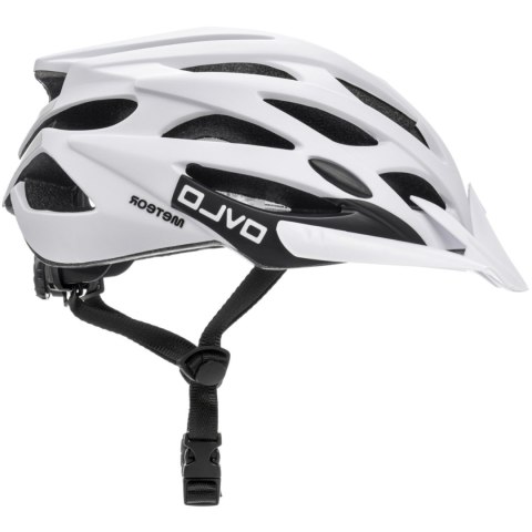 Kask rowerowy Meteor Ovlo M 55-58 cm biały 16860 Kask rowerowy Meteor Ovlo M 55-58 cm biały 16860