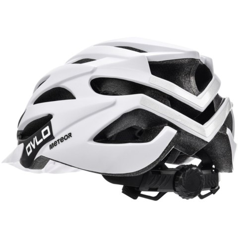 Kask rowerowy Meteor Ovlo M 55-58 cm biały 16860 Kask rowerowy Meteor Ovlo M 55-58 cm biały 16860