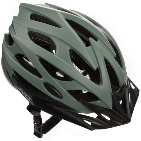 Kask rowerowy Meteor Ovlo M 55-58 cm zielony 16869 Kask rowerowy Meteor Ovlo M 55-58 cm zielony 16869