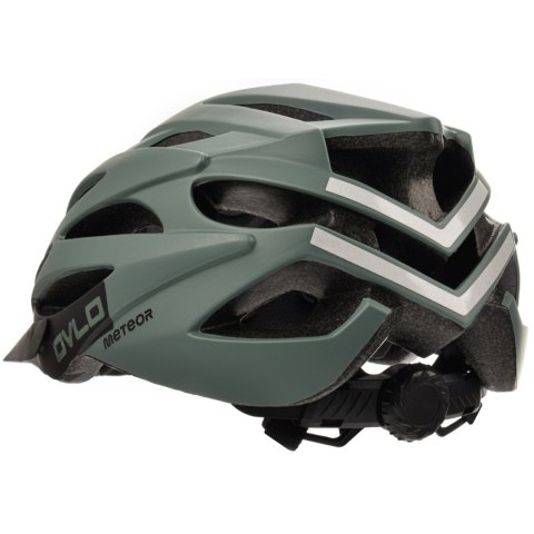 Kask rowerowy Meteor Ovlo M 55-58 cm zielony 16869 Kask rowerowy Meteor Ovlo M 55-58 cm zielony 16869