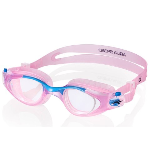 Okulary pływackie Aqua Speed Maori Jr jasny róż Okulary pływackie Aqua Speed Maori Jr jasny róż