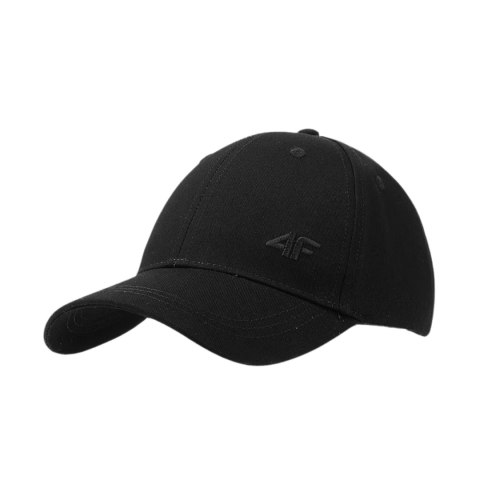 Czapka z daszkiem 4F U367 głęboka czerń 4FWSS25ACABU367 20S Czapka z daszkiem 4F U367 głęboka czerń 4FWSS25ACABU367 20S