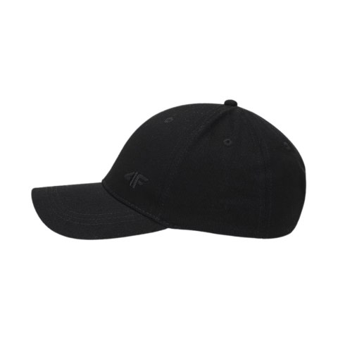 Czapka z daszkiem 4F U367 głęboka czerń 4FWSS25ACABU367 20S Czapka z daszkiem 4F U367 głęboka czerń 4FWSS25ACABU367 20S