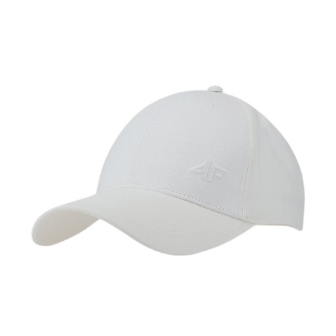 Czapka z daszkiem 4F U367 złamana biel 4FWSS25ACABU367 11S Czapka z daszkiem 4F U367 złamana biel 4FWSS25ACABU367 11S